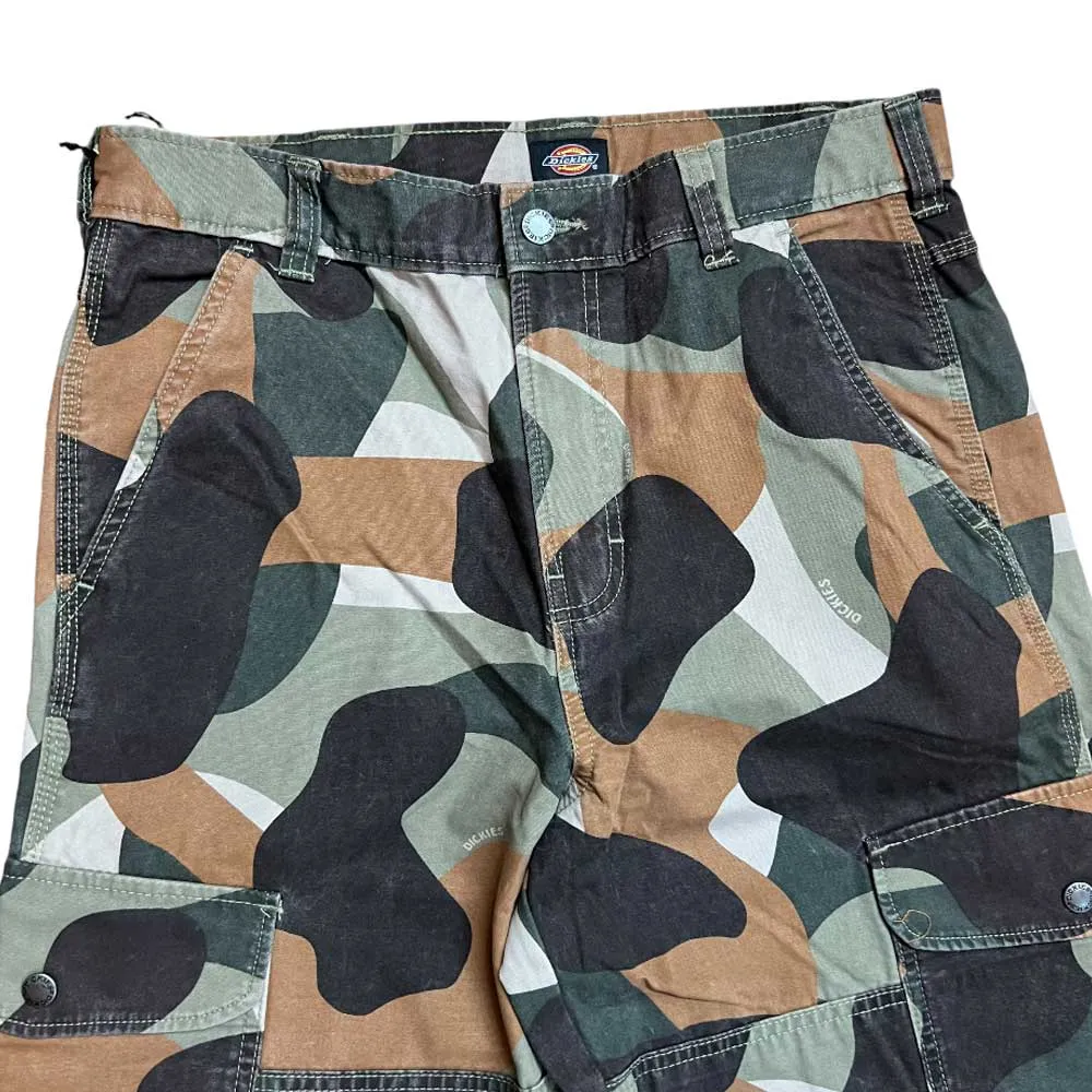 A864R0IP Camo Print Duck Cargo Skateboarding Pant Regular Fit Twill