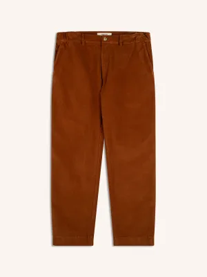 Aberlour Pant In Tobacco Cotton Moleskin