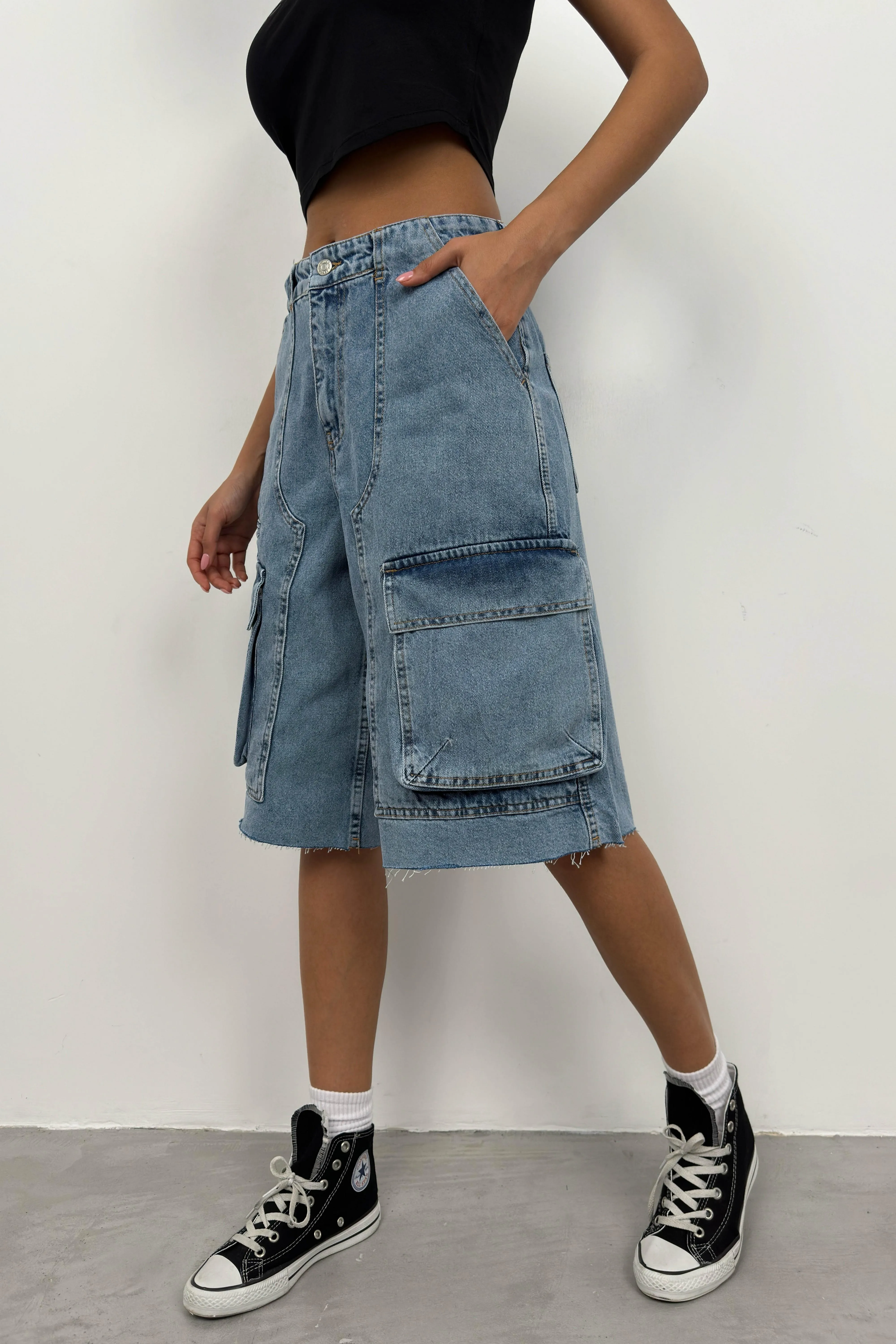 Bermuda Denim Shorts