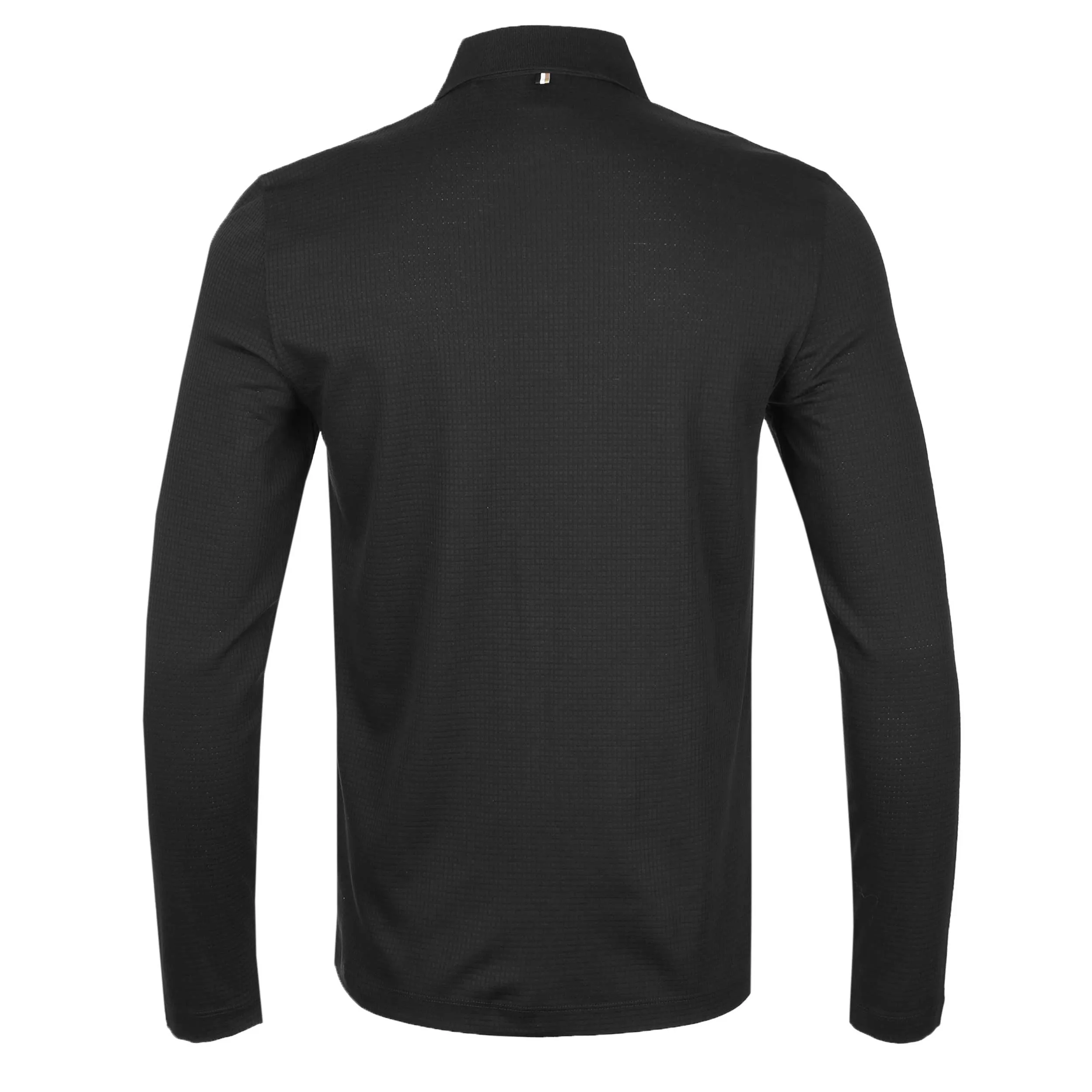 BOSS Pleins 31 LS Polo Shirt in Black