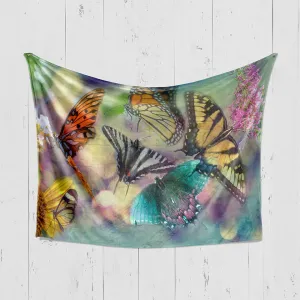 Butterfly Dance Silk Touch Blanket