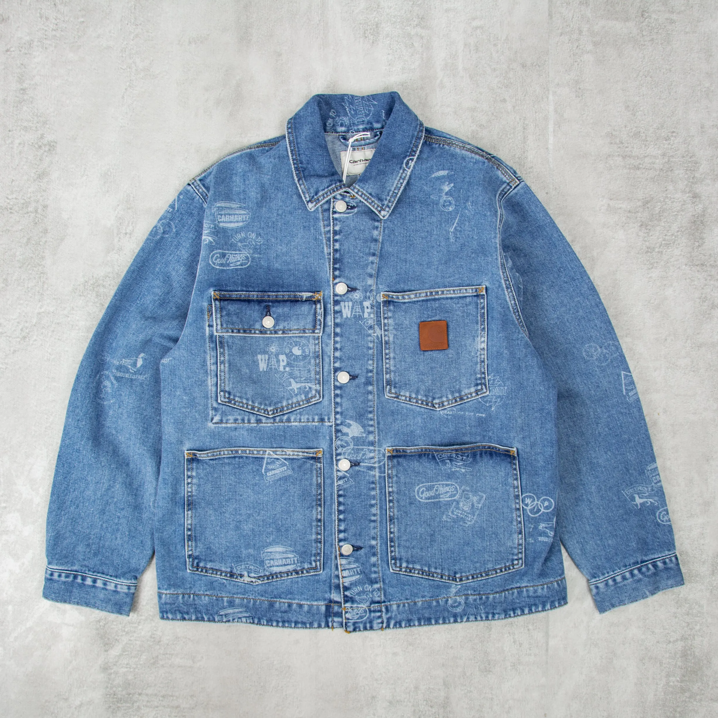 Carhartt WIP Stamp Jacket - Pure Bleached