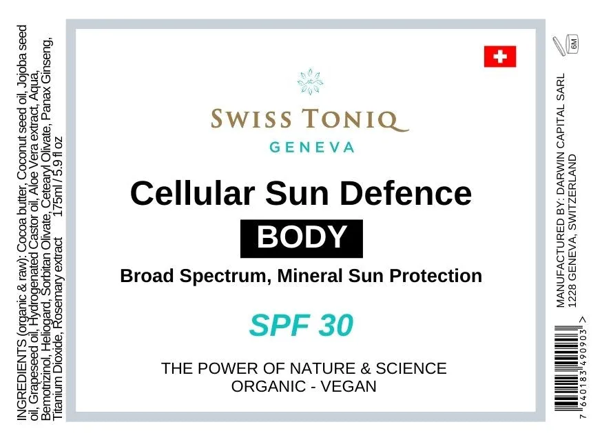 Cellular Sun Defence Sunscreen Body 30SPF