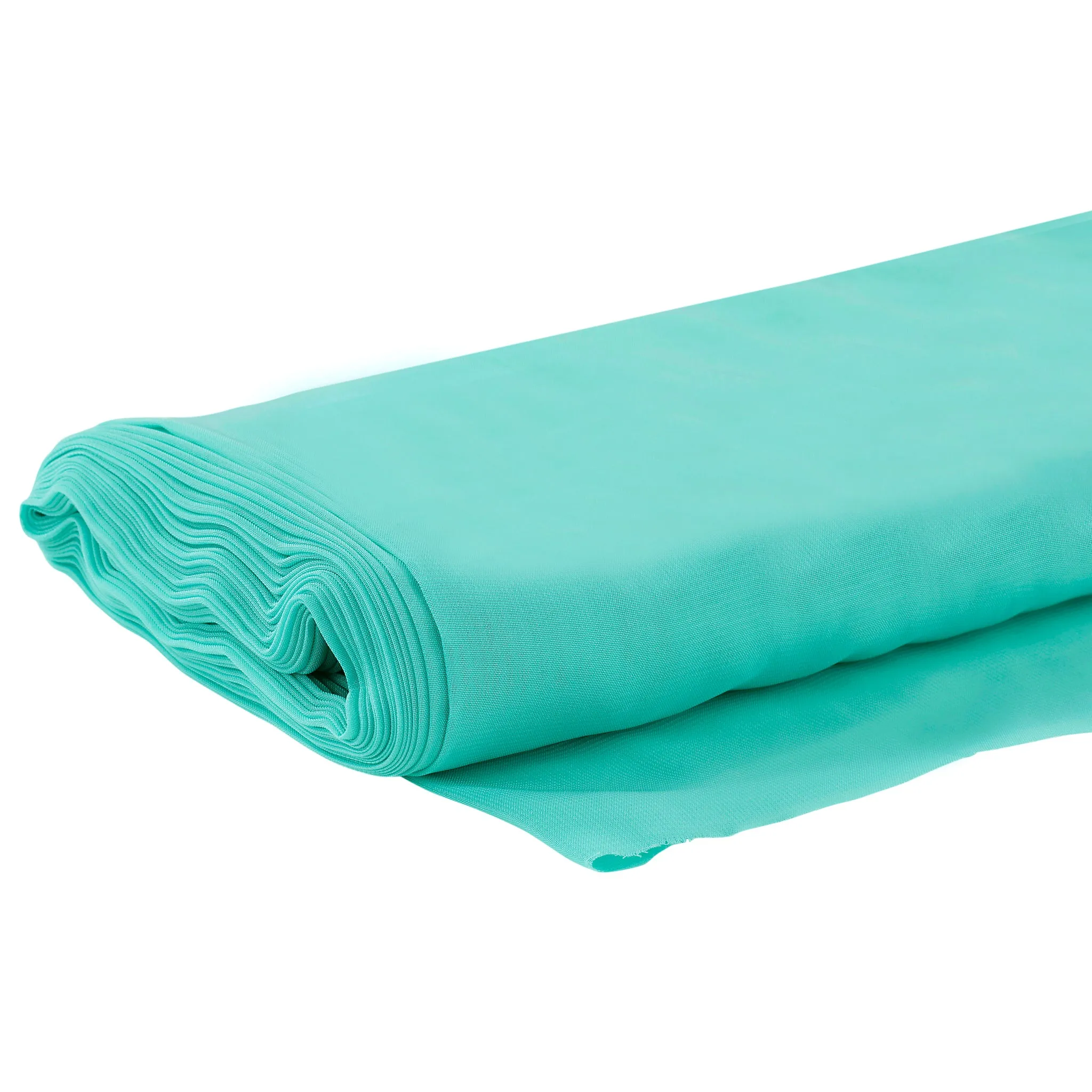 Chiffon Fabric Bolt 58" x 10 yards - Turquoise