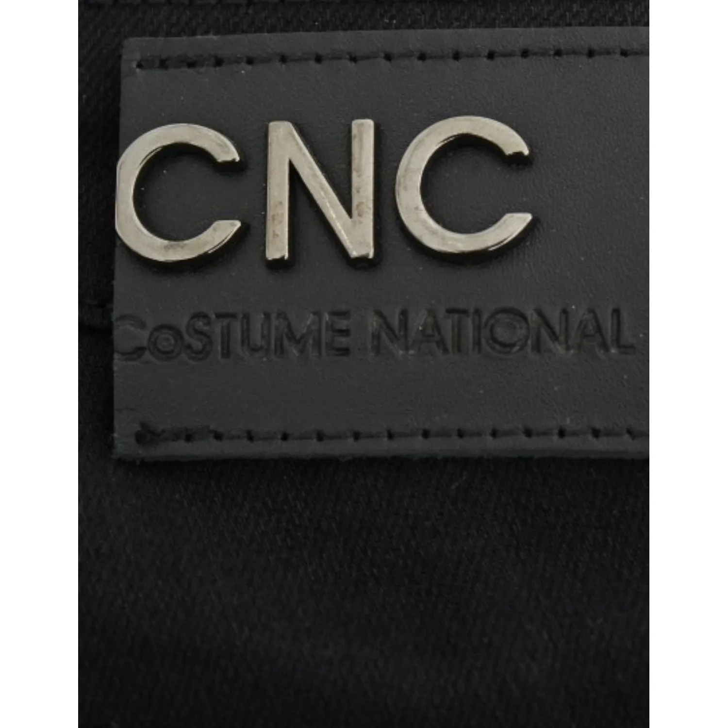 Costume National Elegant Black Straight Leg Jeans