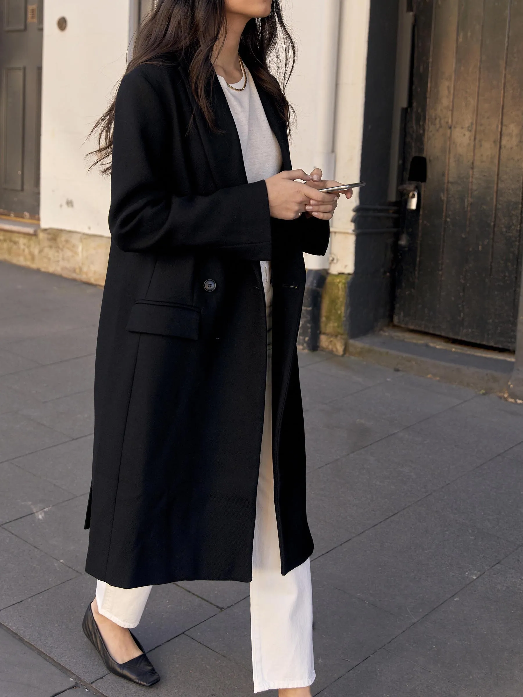 Double Breasted Wool Coat