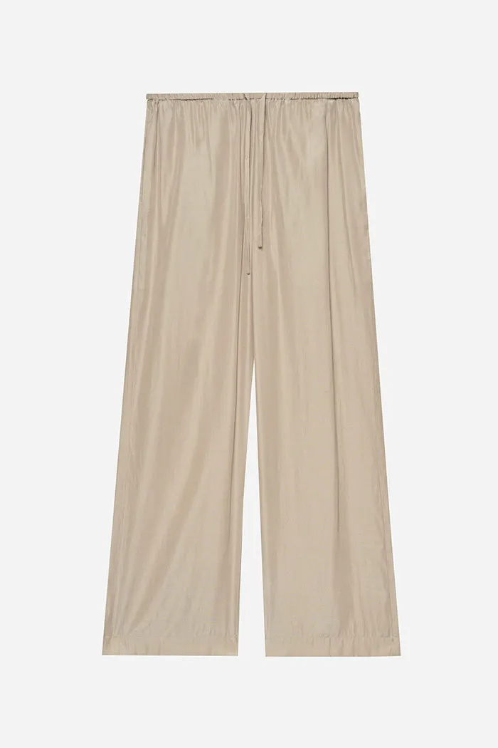 DRAWSTRING WIDE LEG PANTS