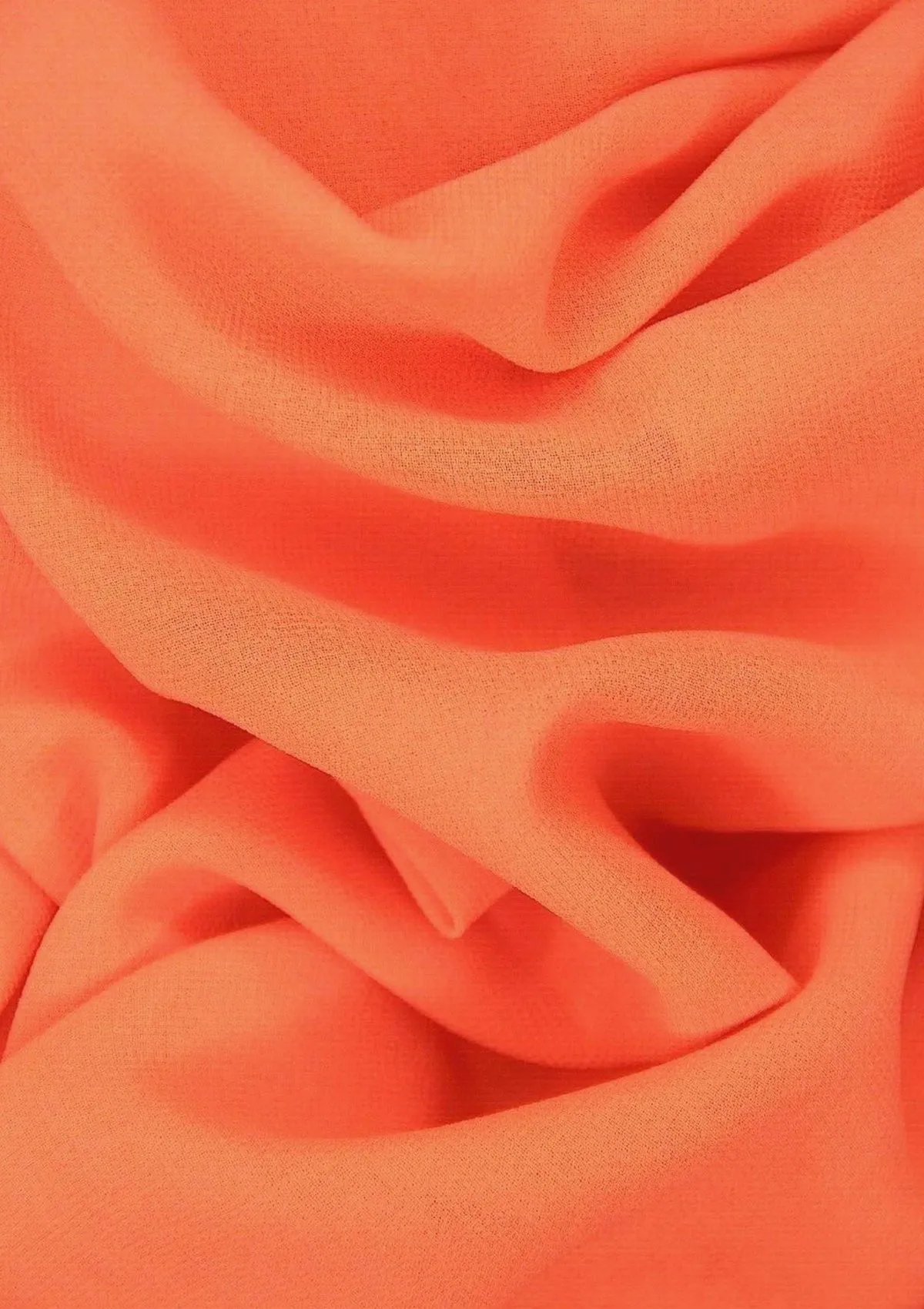 Georgette Chiffon Plain Crepe Dyed Fashion Fabric 60" Decoration, Craft & Dress ( GEORGETTE 2 )