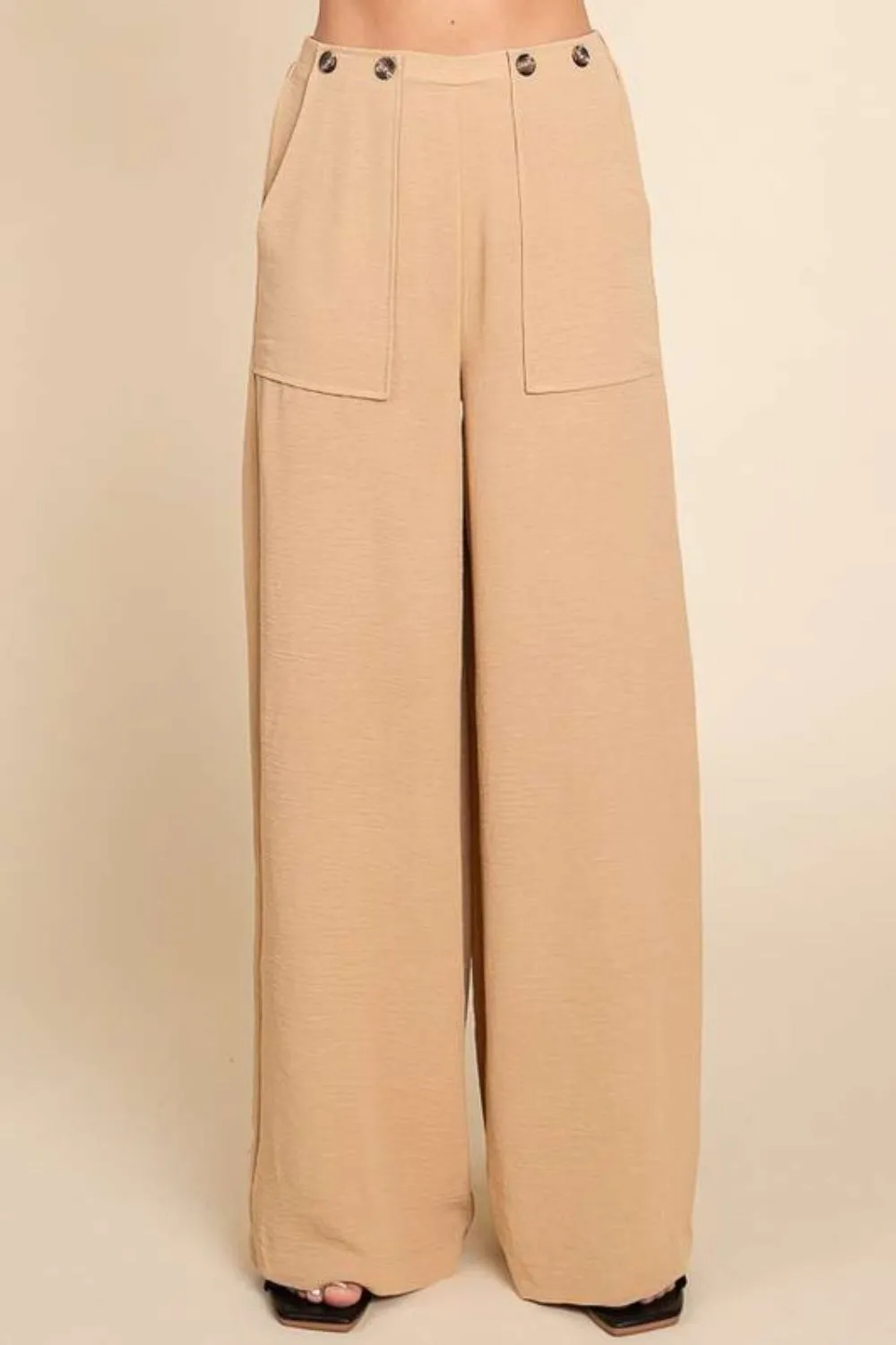 High Waist Wide Leg Cargo Pants