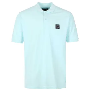 Marshall Artist Siren SS Polo Shirt in Sky Blue