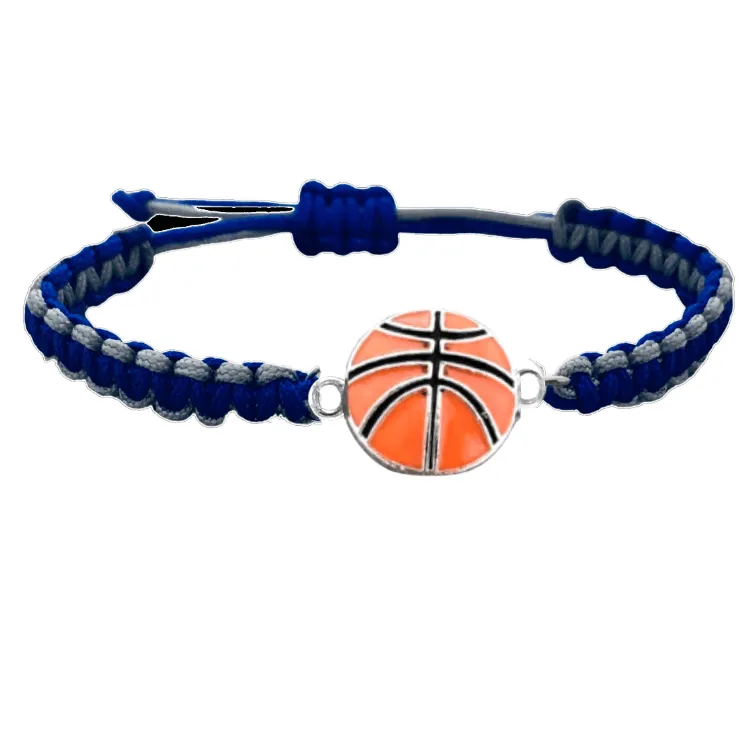 Multi Colored Basketball Rope Bracelet - Pick Color