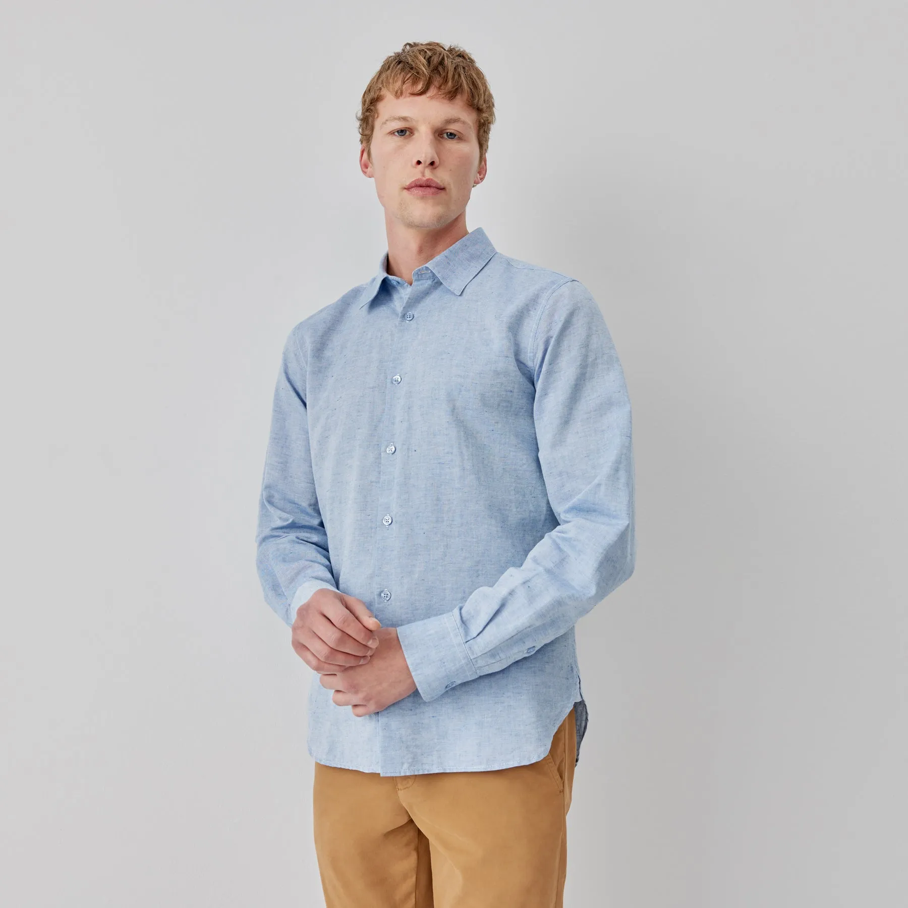 Oliver Sweeney Hawkesworth Shirt in Sky Blue