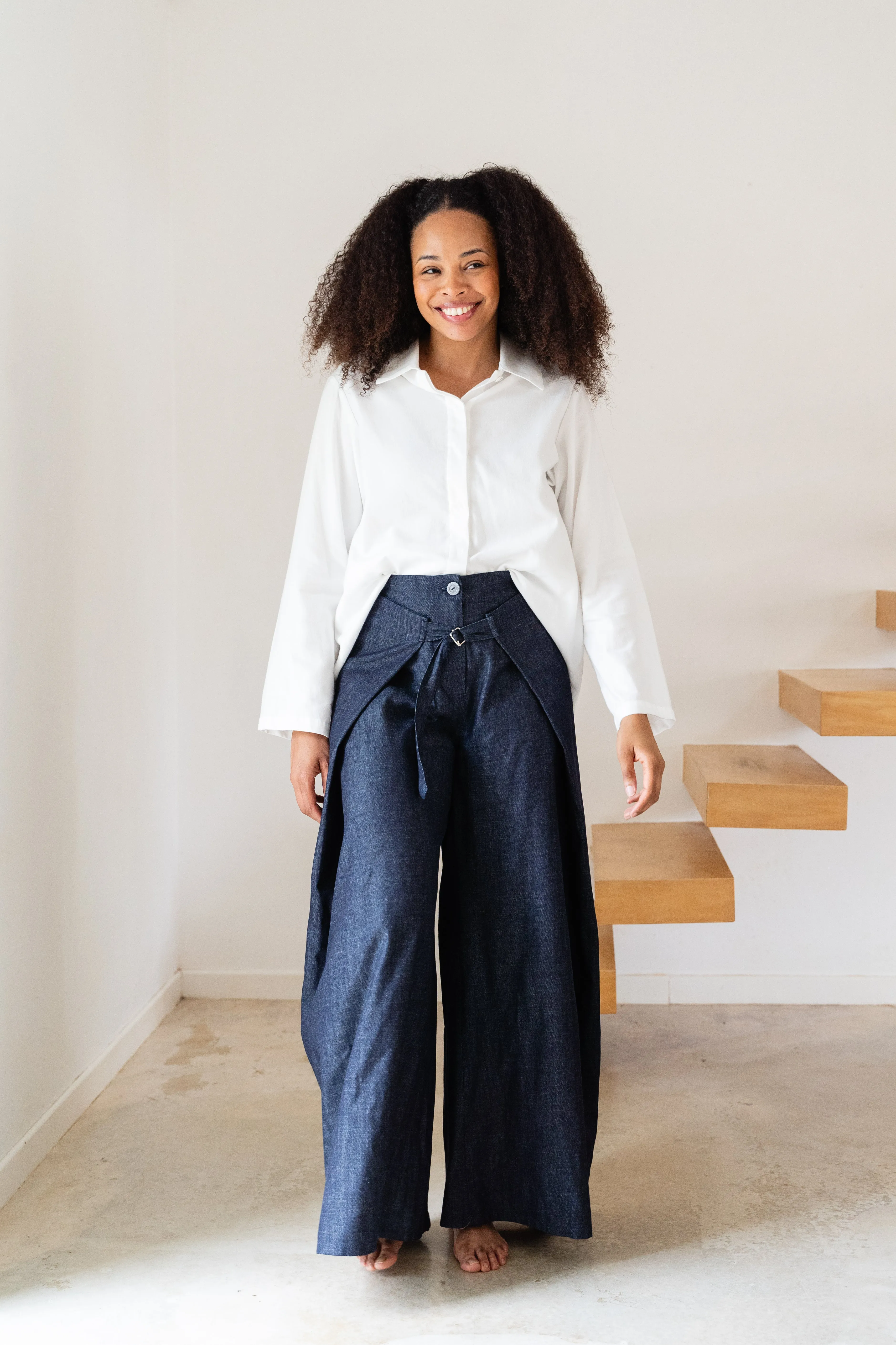 Organic Denim WIDE trousers