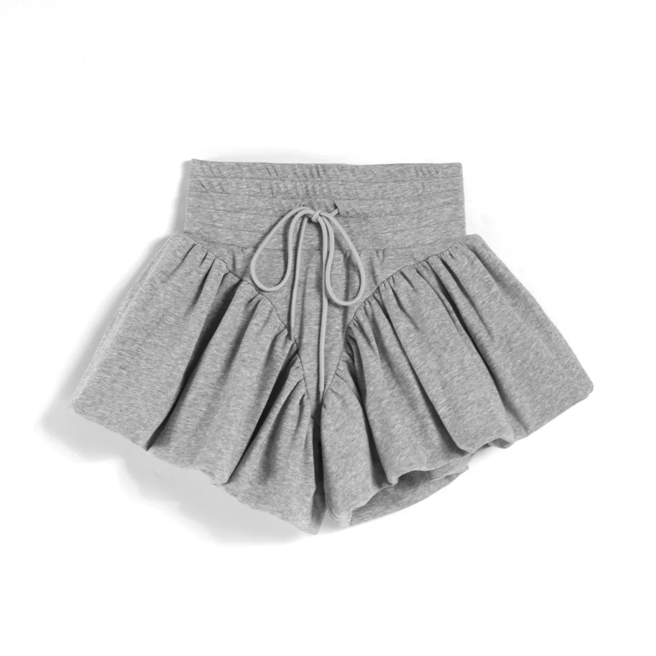 Pre Order:  High Waist Drawstring A-Line Puff Shorts