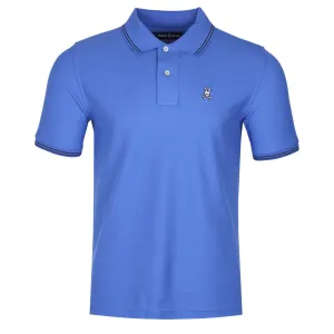 Psycho Bunny Speed Pique Polo Shirt in Dazzling Blue