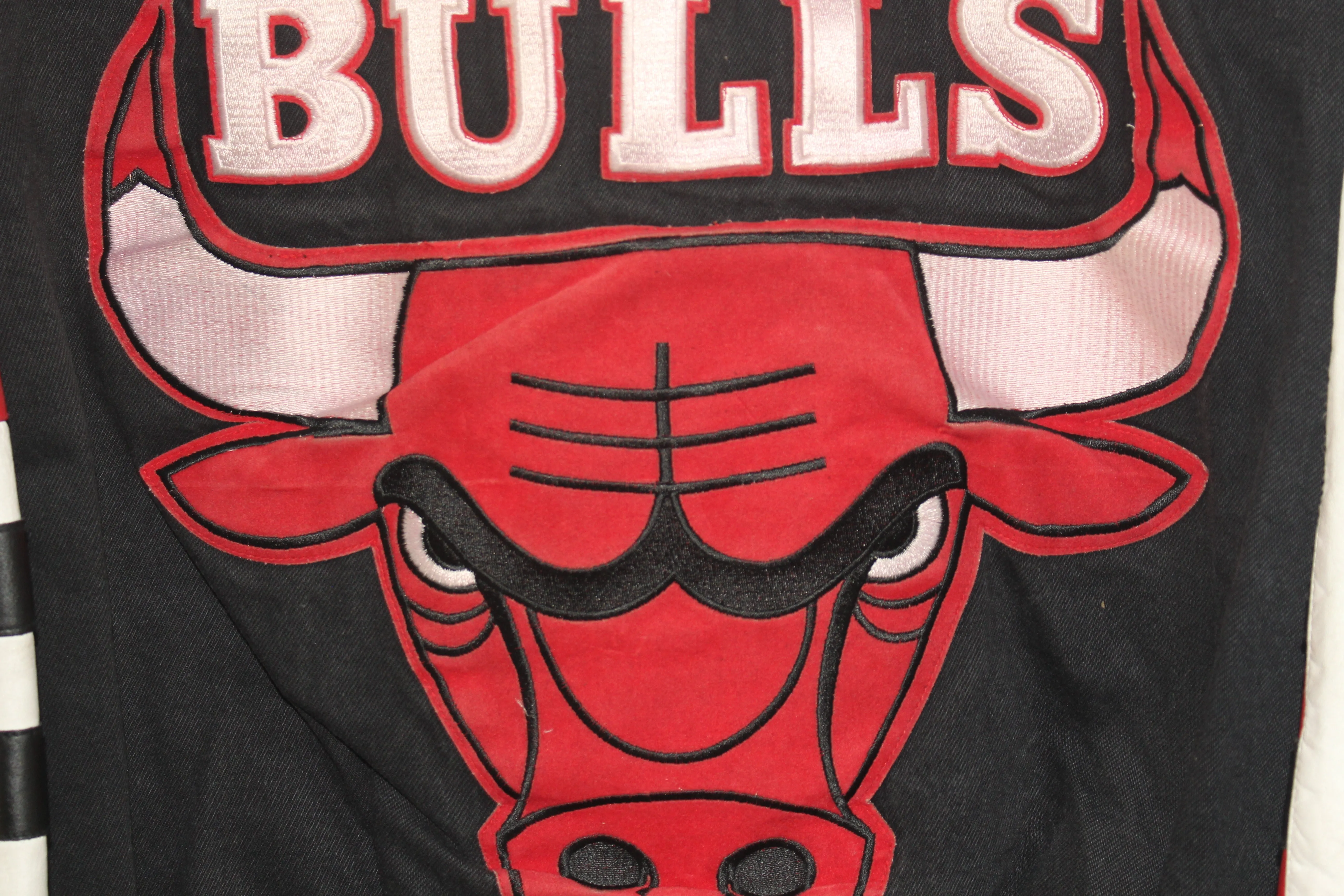 Rare Chicago Bulls 1992 Jeff Hamilton Leather Jacket (M) No Refunds