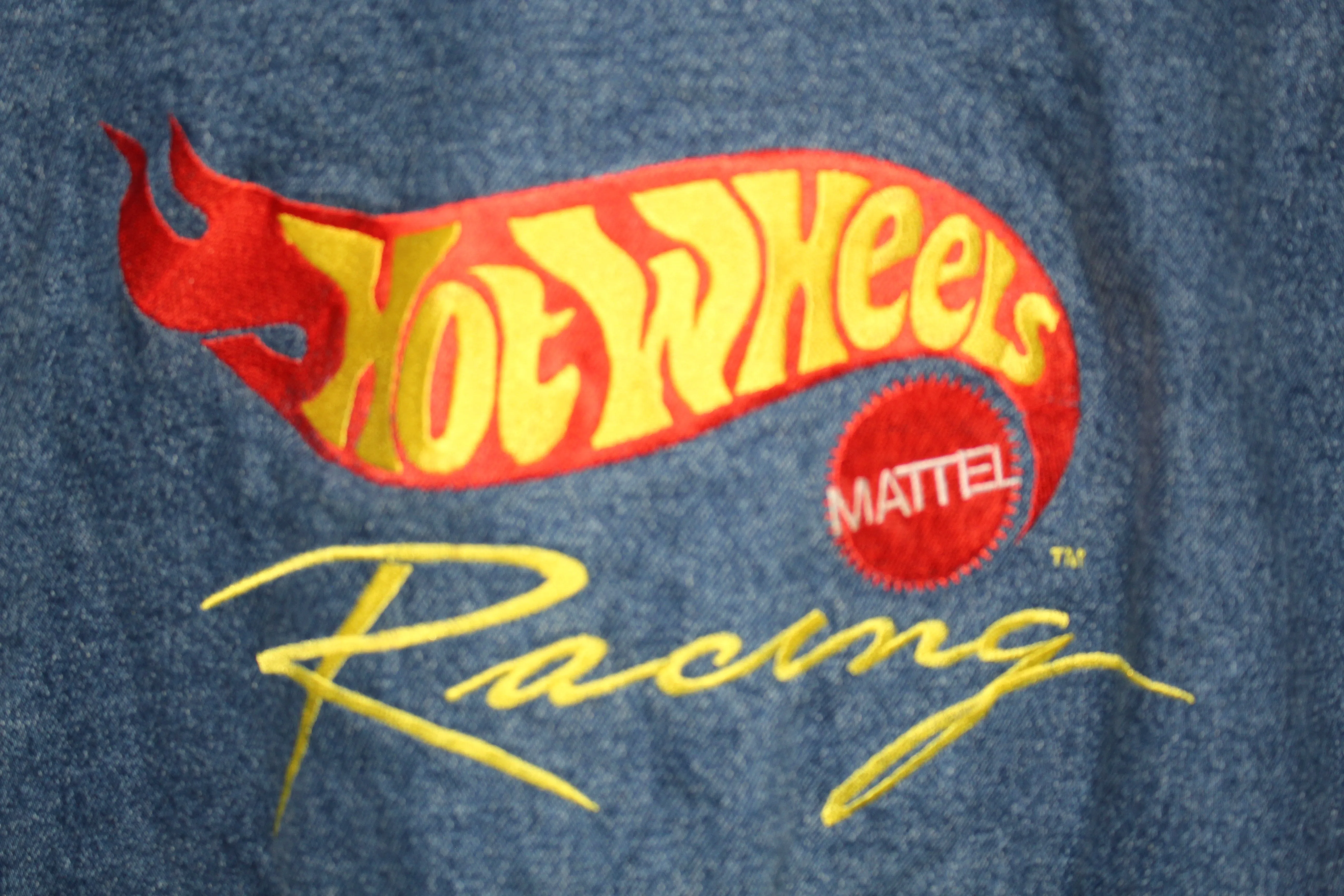 Rare Hot Wheels Racing NASCAR Richard Petty #43 Autographed Denim Jacket (M)