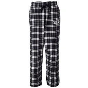 Sigma Pi Black Plaid Flannel Pants