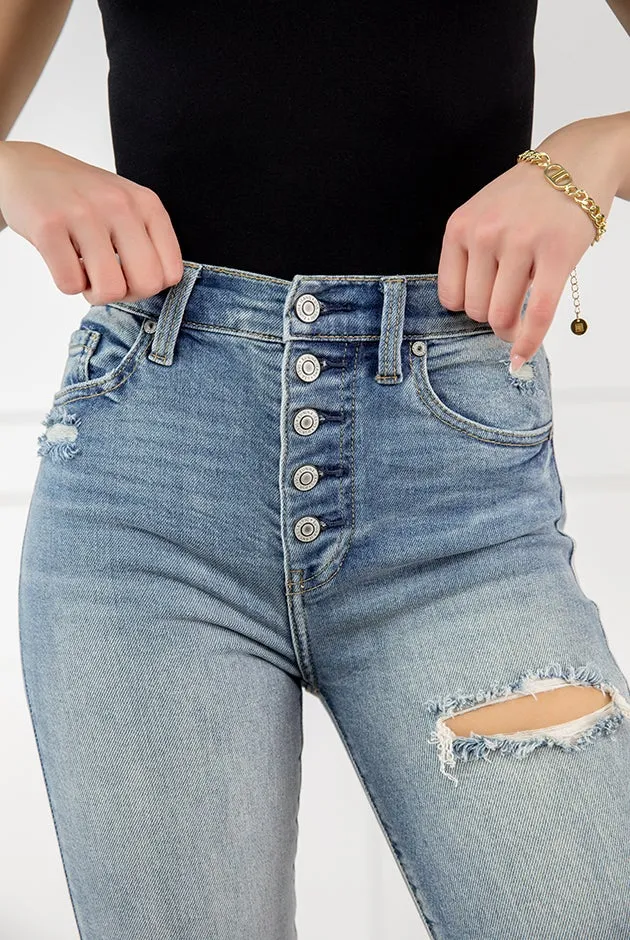 Start The Day High-Rise Skinny Denim