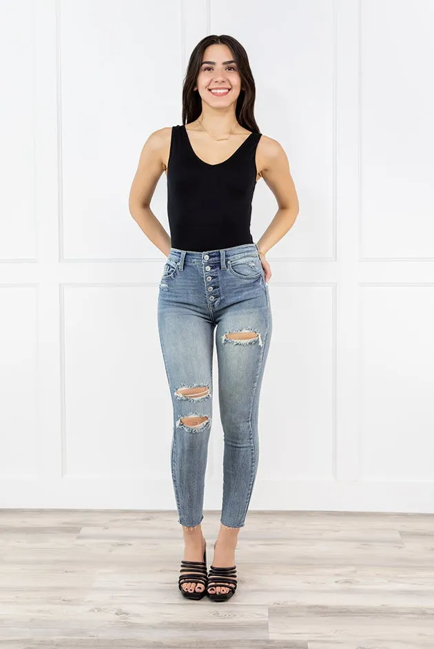 Start The Day High-Rise Skinny Denim