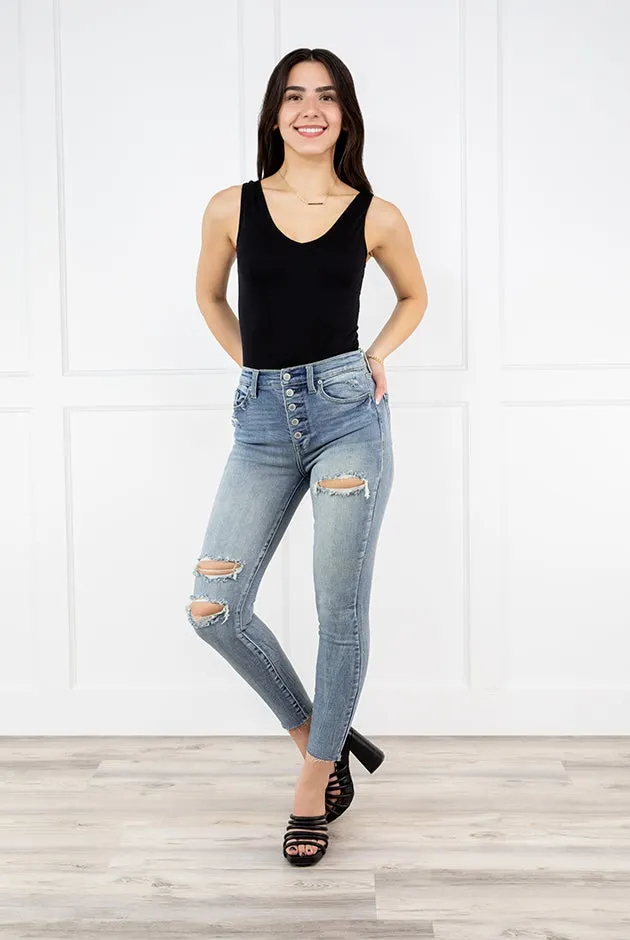 Start The Day High-Rise Skinny Denim