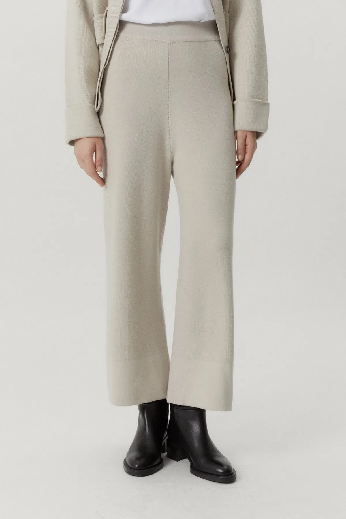 The Merino Wool Wide Leg Pants