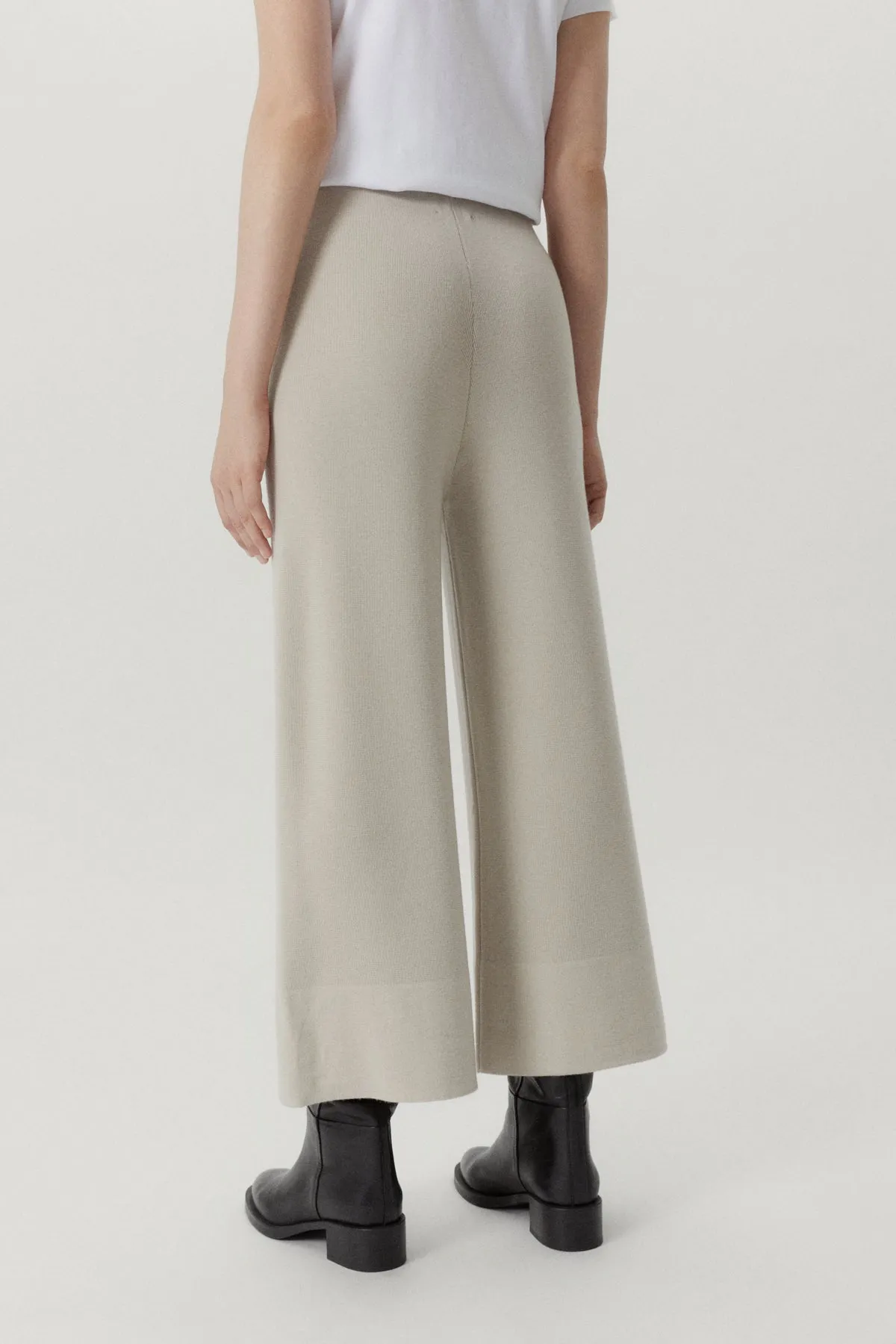 The Merino Wool Wide Leg Pants