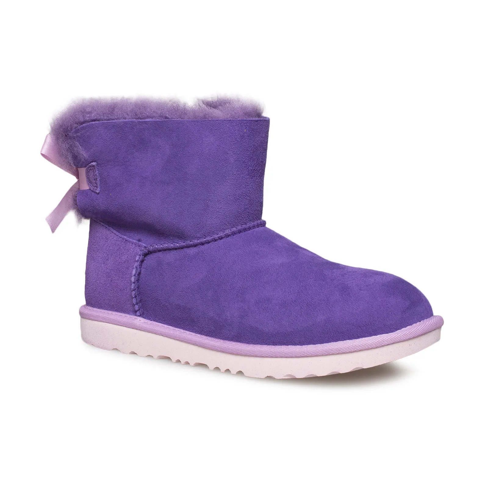 UGG Mini Bailey Bow II Violet Bloom Boots - Youth