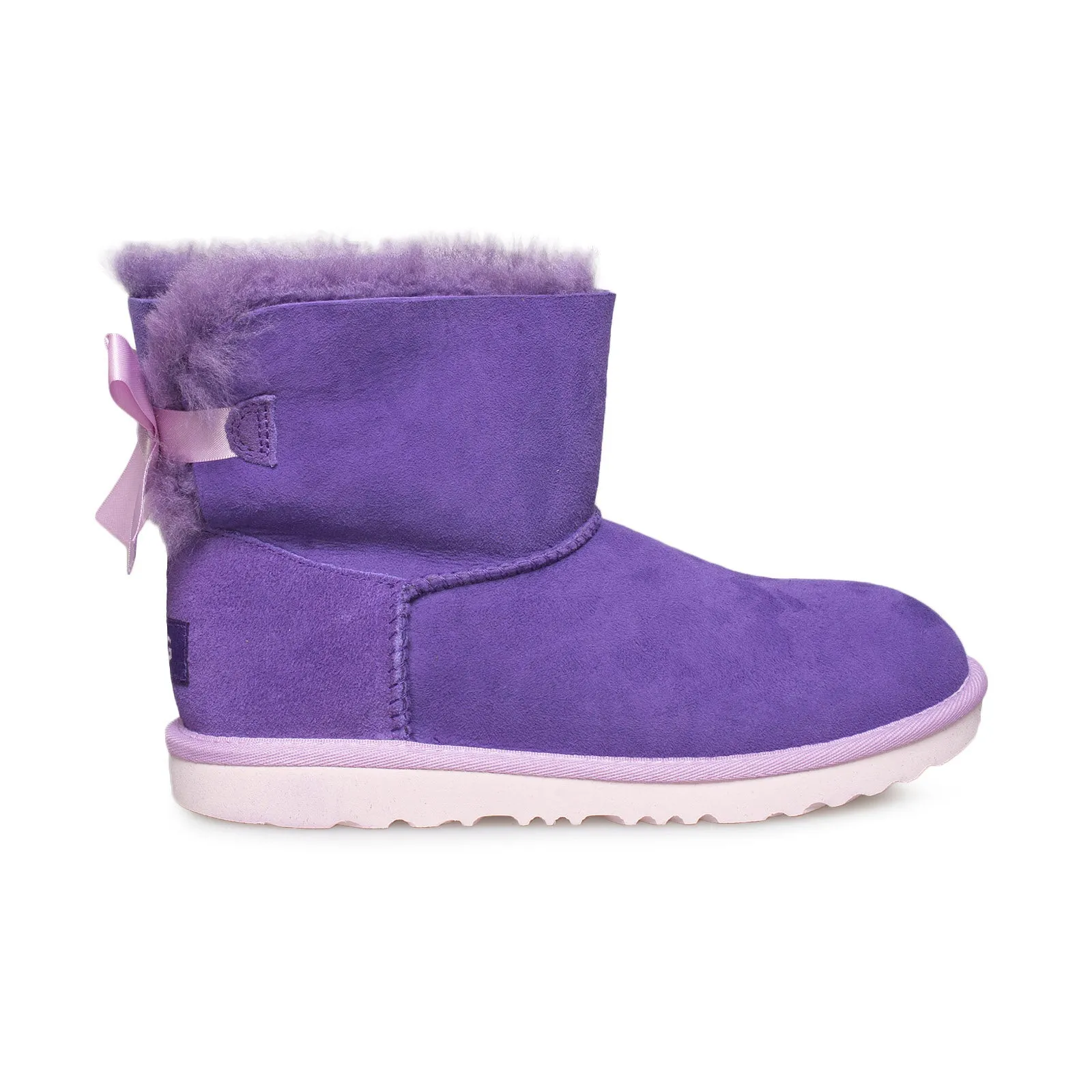 UGG Mini Bailey Bow II Violet Bloom Boots - Youth