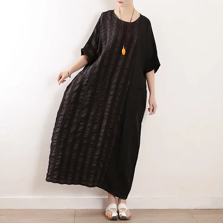 Vintage Style Linen Cotton Women Loose Long Summer Dresses Casual Women Dresses AMT96228