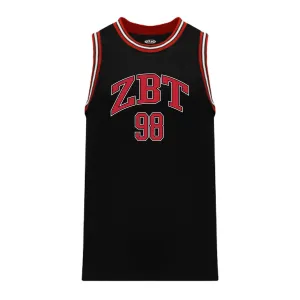 ZBT Black Basketball Jersey